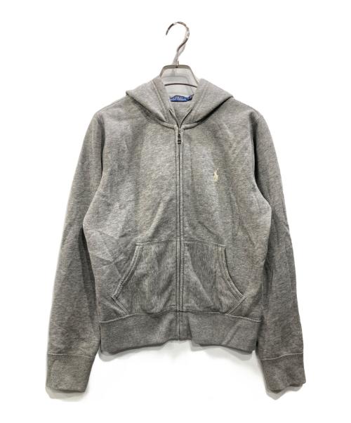 POLO RALPH LAUREN（ポロ・ラルフローレン）POLO RALPH LAUREN (ポロ・ラルフローレン) ジップパーカー グレー サイズ:Sの古着・服飾アイテム