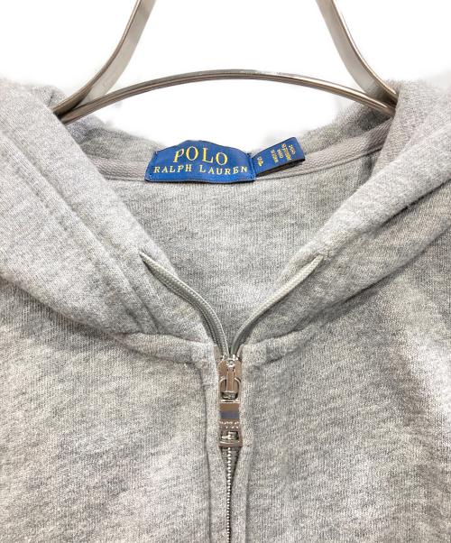 POLO RALPH LAUREN（ポロ・ラルフローレン）POLO RALPH LAUREN (ポロ・ラルフローレン) ジップパーカー グレー サイズ:Sの古着・服飾アイテム