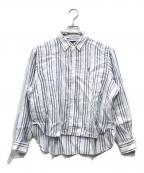 POLO RALPH LAURENポロ・ラルフローレン）の古着「リネンシャツ」｜ホワイト×ブルー