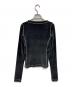 DIESEL (ディーゼル) ベロアカットソー ブラック サイズ:S：7000円