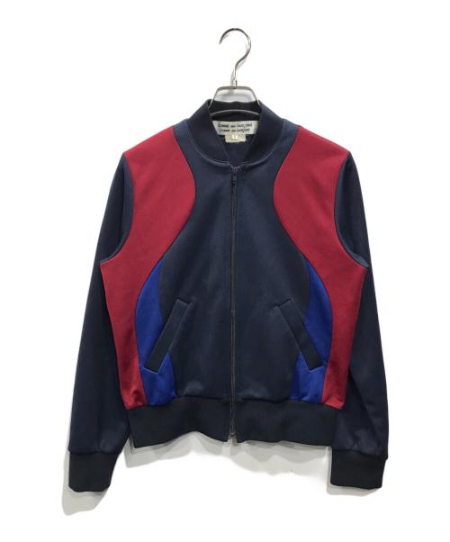 COMME des GARCONS COMME des GARCONS（コムデギャルソン コムデギャルソン）COMME des GARCONS COMME des GARCONS (コムデギャルソン コムデギャルソン) トラックジャケット ネイビー サイズ:Sの古着・服飾アイテム