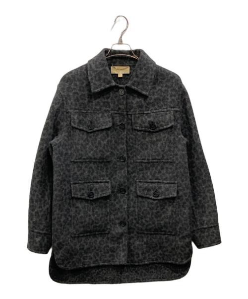MICHAEL KORS（マイケル・コース）MICHAEL KORS (マイケル・コース) レオパード柄ジャケット グレー サイズ:XSの古着・服飾アイテム