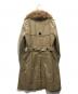BURBERRY LONDON (バーバリーロンドン) フォックスファー付3WAYトレンチコート ベージュ サイズ:38：35000円