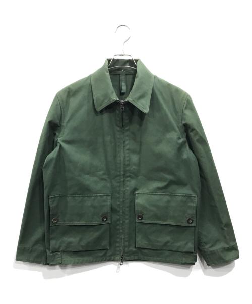dunhill（ダンヒル）dunhill (ダンヒル) ジップジャケット グリーン サイズ:165/84Aの古着・服飾アイテム