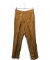 MM6 Maison Margiela（エムエムシックス メゾンマルジェラ）の古着「リネン混パンツ」｜ブラウン