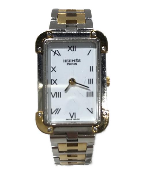 HERMES（エルメス）HERMES (エルメス) クロアジュール リストウォッチ ホワイトの古着・服飾アイテム