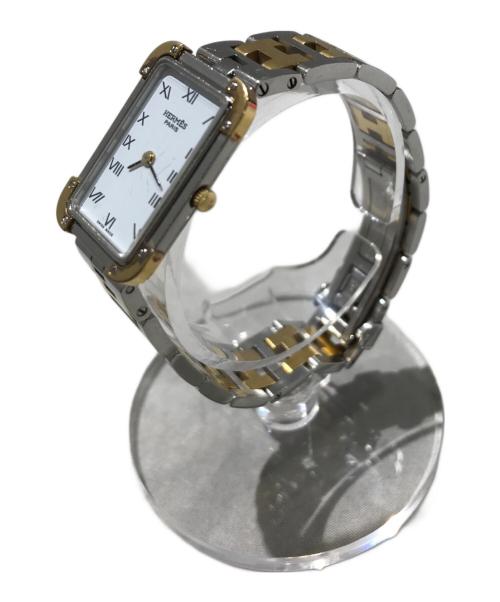 HERMES（エルメス）HERMES (エルメス) クロアジュール リストウォッチ ホワイトの古着・服飾アイテム