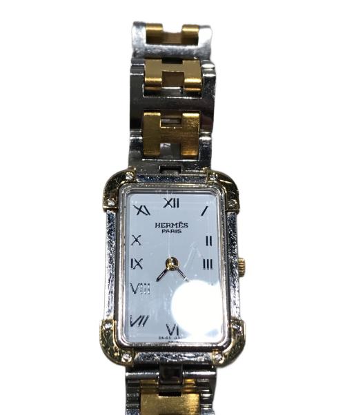 HERMES（エルメス）HERMES (エルメス) クロアジュール リストウォッチ ホワイトの古着・服飾アイテム