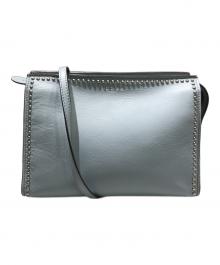 J&M DAVIDSON（ジェイ＆エム デヴィッドソン）の古着「スタッズショルダーバッグ」｜ブルー