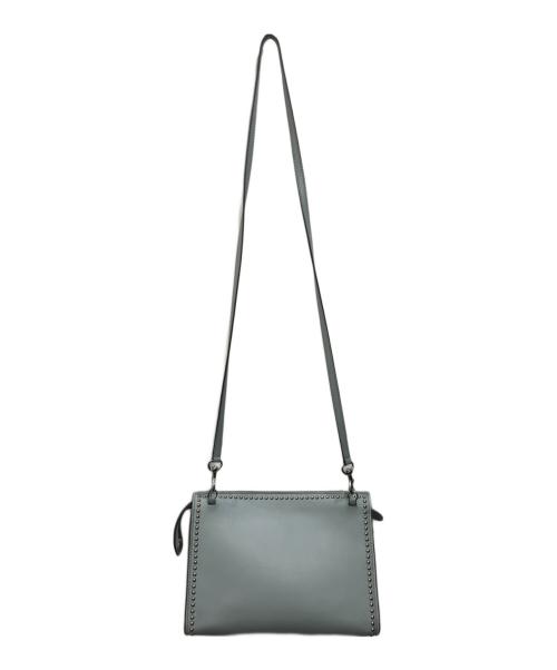 J&M DAVIDSON（ジェイ＆エム デヴィッドソン）J&M DAVIDSON (ジェイ＆エム デヴィッドソン) スタッズショルダーバッグ ブルーの古着・服飾アイテム