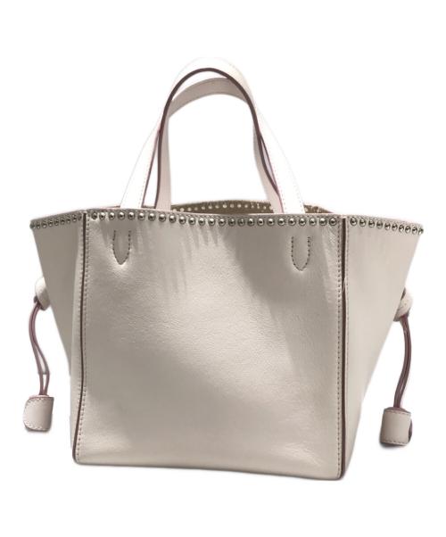 J&M DAVIDSON（ジェイ＆エム デヴィッドソン）J&M DAVIDSON (ジェイ＆エム デヴィッドソン) BELLE MINI WITH STUDS Bag ピンクの古着・服飾アイテム