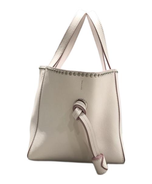 J&M DAVIDSON（ジェイ＆エム デヴィッドソン）J&M DAVIDSON (ジェイ＆エム デヴィッドソン) BELLE MINI WITH STUDS Bag ピンクの古着・服飾アイテム