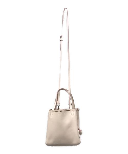 J&M DAVIDSON（ジェイ＆エム デヴィッドソン）J&M DAVIDSON (ジェイ＆エム デヴィッドソン) BELLE MINI WITH STUDS Bag ピンクの古着・服飾アイテム