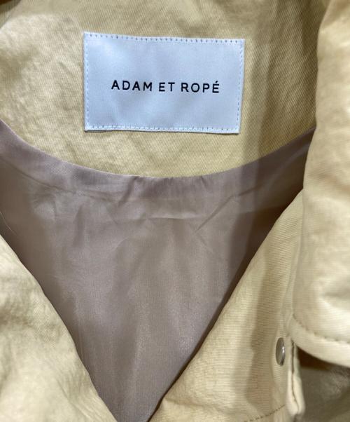 Adam et Rope（アダム エ ロペ）Adam et Rope (アダム エ ロペ) ショートパディングジャケット ベージュ サイズ:Fの古着・服飾アイテム