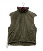 Columbiaコロンビア）の古着「リバーシブルベスト」｜パープル×カーキ