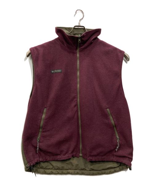 Columbia（コロンビア）Columbia (コロンビア) リバーシブルベスト パープル×カーキ サイズ:不明の古着・服飾アイテム