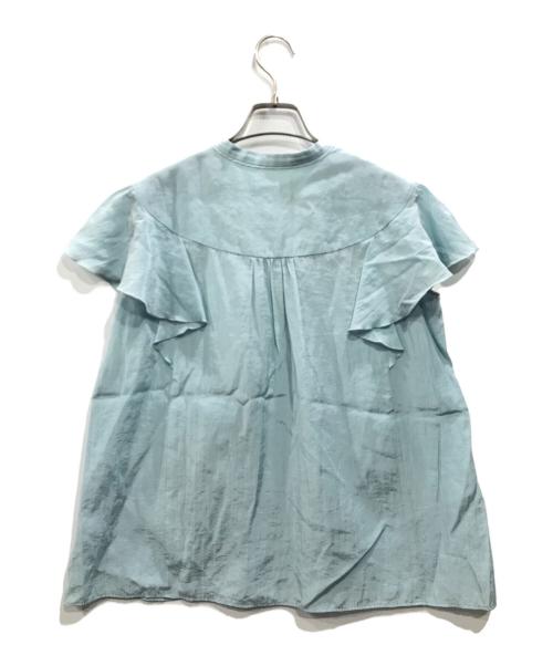 ANAYI（アナイ）ANAYI (アナイ) フリルブラウス ブルー サイズ:38の古着・服飾アイテム