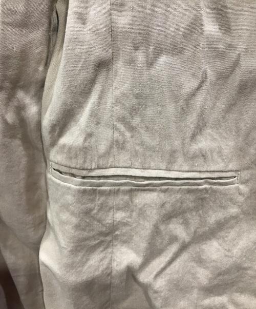 ANAYI（アナイ）ANAYI (アナイ) リネン混ノーカラージャケット ベージュ サイズ:34の古着・服飾アイテム