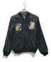 TAILOR TOYO（テーラー東洋）の古着「Early 1950s Style Acetate Souvenir Jacket」｜ブラック×グリーン