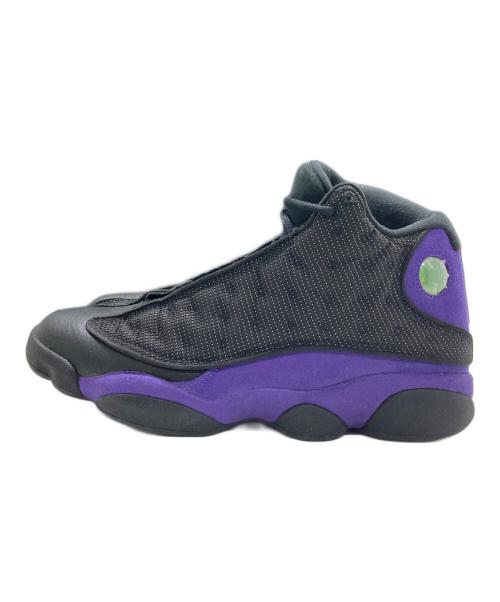 NIKE（ナイキ）NIKE (ナイキ) AIR JORDAN 13 RETRO ブラック×パープル サイズ:28の古着・服飾アイテム