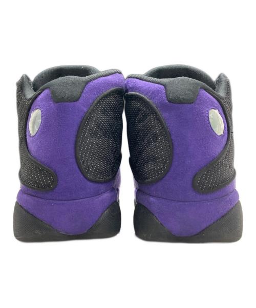 NIKE（ナイキ）NIKE (ナイキ) AIR JORDAN 13 RETRO ブラック×パープル サイズ:28の古着・服飾アイテム
