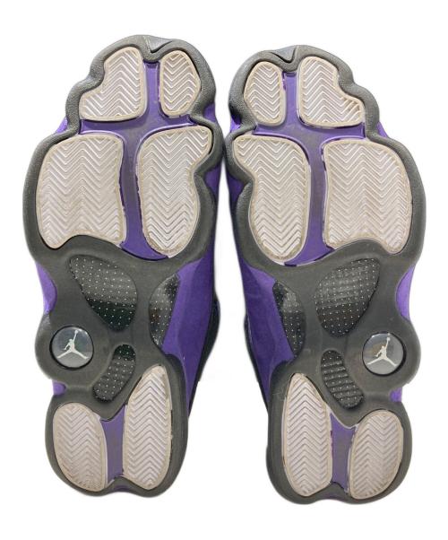 NIKE（ナイキ）NIKE (ナイキ) AIR JORDAN 13 RETRO ブラック×パープル サイズ:28の古着・服飾アイテム