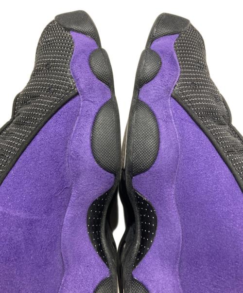 NIKE（ナイキ）NIKE (ナイキ) AIR JORDAN 13 RETRO ブラック×パープル サイズ:28の古着・服飾アイテム
