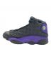 NIKE (ナイキ) AIR JORDAN 13 RETRO ブラック×パープル サイズ:28：10000円