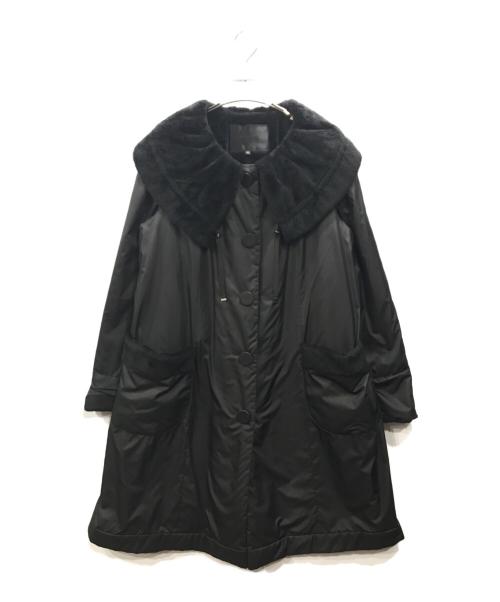 TO BE CHIC（トゥービーシック）TO BE CHIC (トゥービーシック) 中綿コート ブラック サイズ:40の古着・服飾アイテム