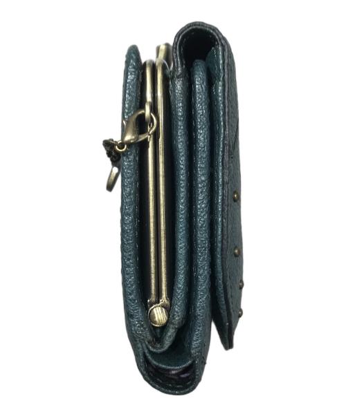 ANNA SUI（アナスイ）ANNA SUI (アナスイ) 3つ折り財布 グリーンの古着・服飾アイテム