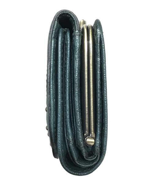 ANNA SUI（アナスイ）ANNA SUI (アナスイ) 3つ折り財布 グリーンの古着・服飾アイテム