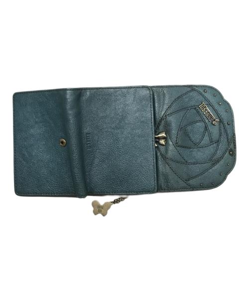 ANNA SUI（アナスイ）ANNA SUI (アナスイ) 3つ折り財布 グリーンの古着・服飾アイテム