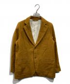 AK+1エーケーワン）の古着「ウールリネンジャケット」｜マスタード