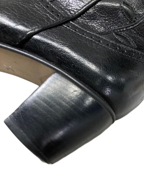 L'EQUIPE（レキップ）L'EQUIPE (レキップ) ウェスタンブーツ ブラック サイズ:24cmの古着・服飾アイテム