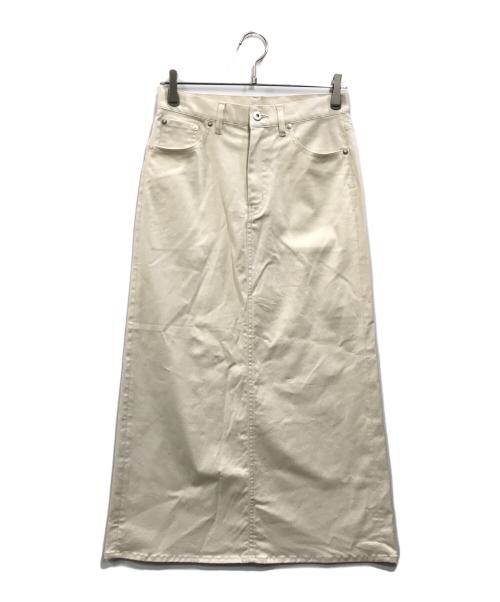Spick and Span（スピック＆スパン）Spick and Span (スピックアンドスパン) チノストレッチAラインスカート アイボリー サイズ:36 未使用品の古着・服飾アイテム