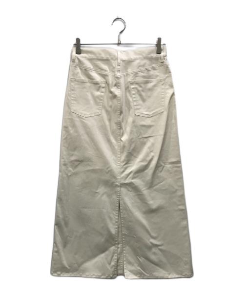 Spick and Span（スピック＆スパン）Spick and Span (スピックアンドスパン) チノストレッチAラインスカート アイボリー サイズ:36 未使用品の古着・服飾アイテム