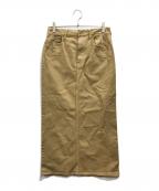 IENAイエナ）の古着「ガーメントダイ スカート」｜ブラウン
