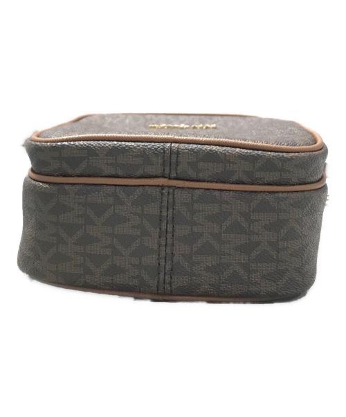 MICHAEL KORS（マイケル・コース）MICHAEL KORS (マイケルコース) シグネチャーミニショルダーバッグ ブラウンの古着・服飾アイテム