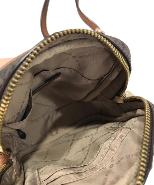 MICHAEL KORS（マイケル・コース）MICHAEL KORS (マイケルコース) シグネチャーミニショルダーバッグ ブラウンの古着・服飾アイテム