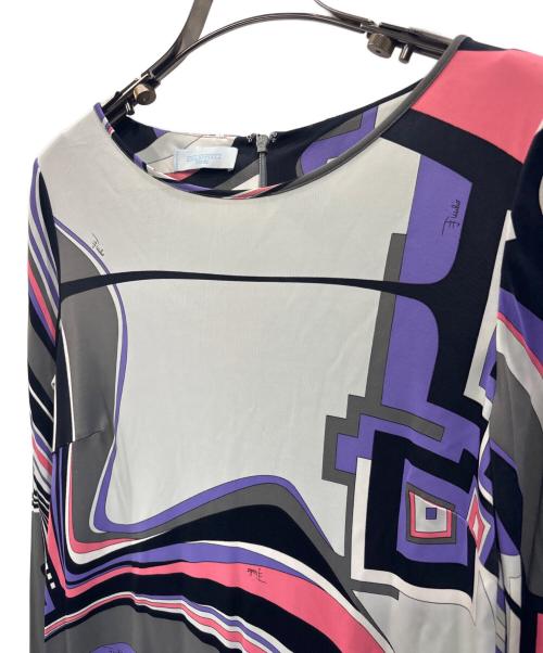 Emilio Pucci（エミリオ プッチ）Emilio Pucci (エミリオ プッチ) 総柄ワンピース マルチカラー サイズ:Sの古着・服飾アイテム