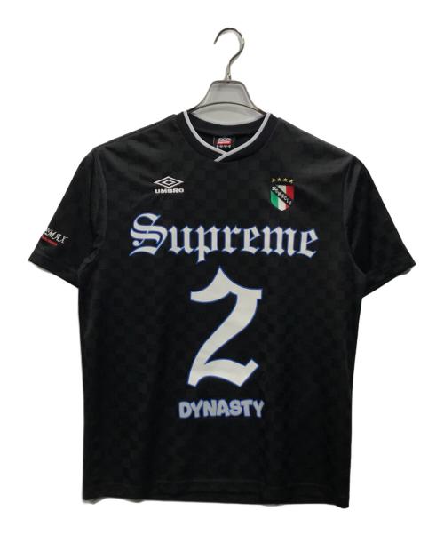 SUPREME（シュプリーム）Supreme (シュプリーム) UMBRO (アンブロ) soccer jersey ゲームシャツ ブラック サイズ:Lの古着・服飾アイテム