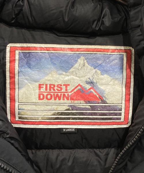 FIRST DOWN（ファーストダウン）FIRST DOWN (ファーストダウン) ダウンジャケット ブラック サイズ:XLの古着・服飾アイテム
