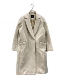 UNITED TOKYO（ユナイテッドトーキョー）の古着「Super140カシミヤ混チェスターコート」｜アイボリー