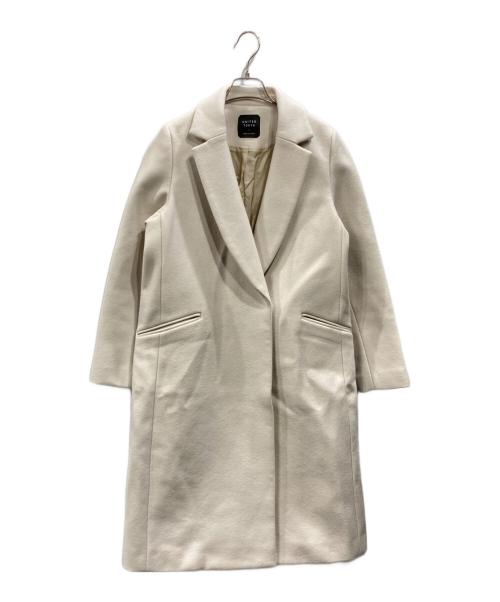 UNITED TOKYO（ユナイテッドトーキョー）UNITED TOKYO (ユナイテッドトーキョー) Super140カシミヤ混チェスターコート アイボリー サイズ:1の古着・服飾アイテム