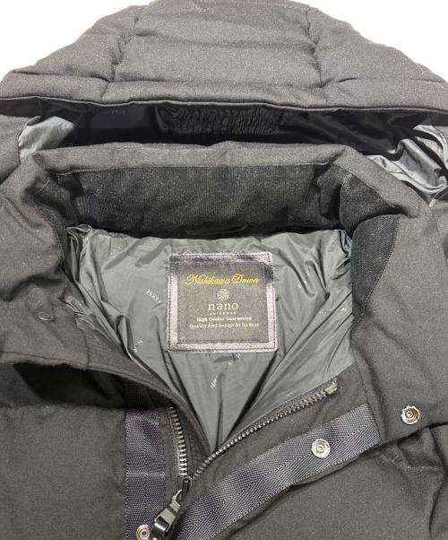 nano・universe（ナノ・ユニバース）nano・universe (ナノ・ユニバース) ダウンジャケット ブラック サイズ:Sの古着・服飾アイテム