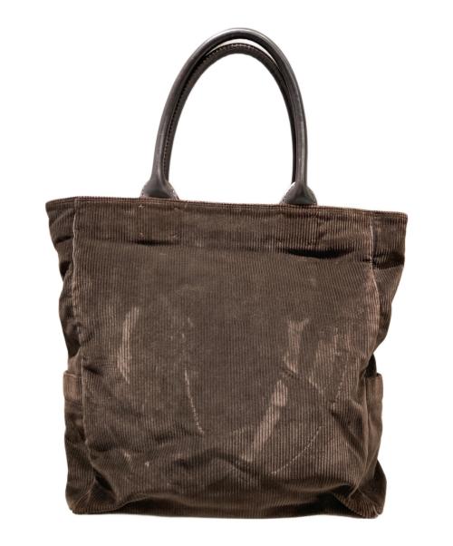 PORTER（ポーター）PORTER (ポーター) brisbane moss (ブリスベンモス) コーデュロイトートバッグ ブラウン サイズ:-の古着・服飾アイテム