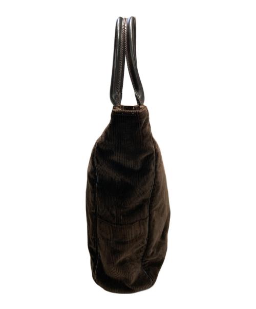 PORTER（ポーター）PORTER (ポーター) brisbane moss (ブリスベンモス) コーデュロイトートバッグ ブラウン サイズ:-の古着・服飾アイテム