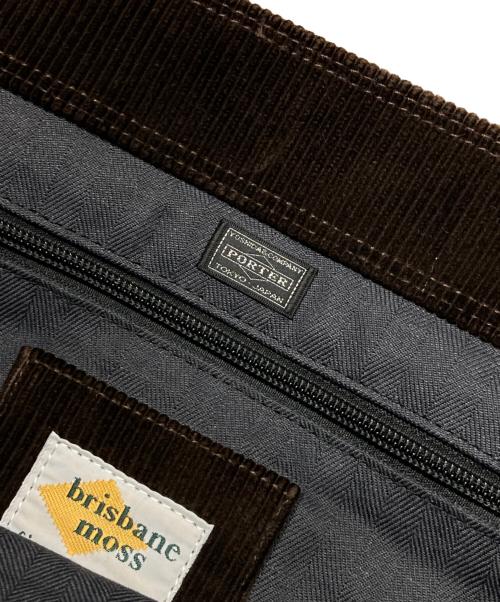 PORTER（ポーター）PORTER (ポーター) brisbane moss (ブリスベンモス) コーデュロイトートバッグ ブラウン サイズ:-の古着・服飾アイテム