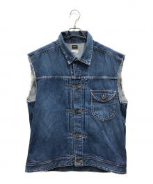 LEE（リー）の古着「スリーブレスカウボーイジャケット デニムベスト」｜インディゴ