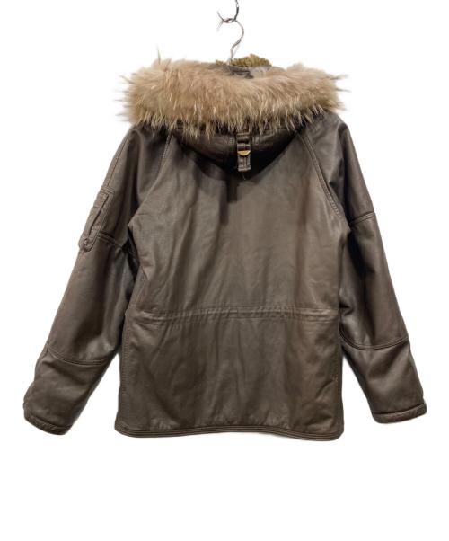 GAIJIN MADE（ガイジンメイド）GAIJIN MADE (ガイジンメイド) オールレザーN-3Bジャケット ブラウン サイズ:Ｓの古着・服飾アイテム